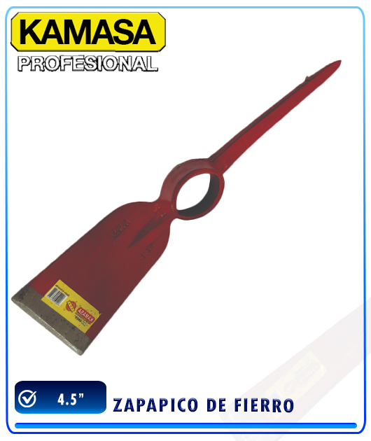 (KM6660) PICO DE FIERRO 4.5 LB P4061 ROJO KAMASA