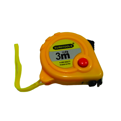 (HB) WINCHA 3MT. X 19MM ECONOMICO AMARILLO EUROTOOLS