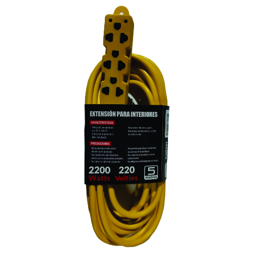 (FP0113) EXTENSION ELECTRICA NARANJA 15M USO RUDO 220VCA FULGORE