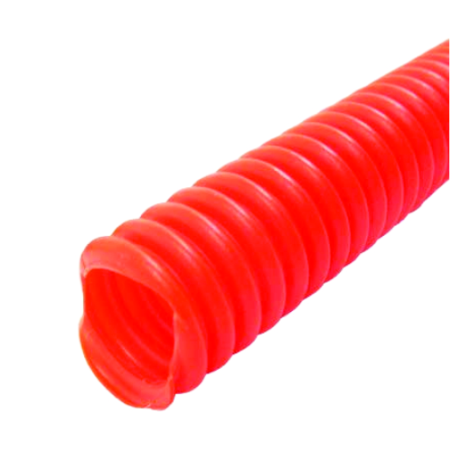 MANGUERA CONDUIT PLAST. FLEXIBLE CON GUIA 1/2 X 100M NARANJA (FU07469) TOOLCRAFT