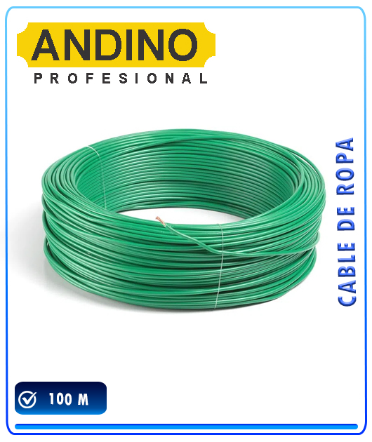 CABLE DE ROPA VERDE ANDINO (100 M.9