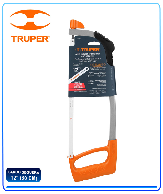 (10234) ARCO DE SIERRA PROFESIONAL TUBULAR DE ACERO TRUPER