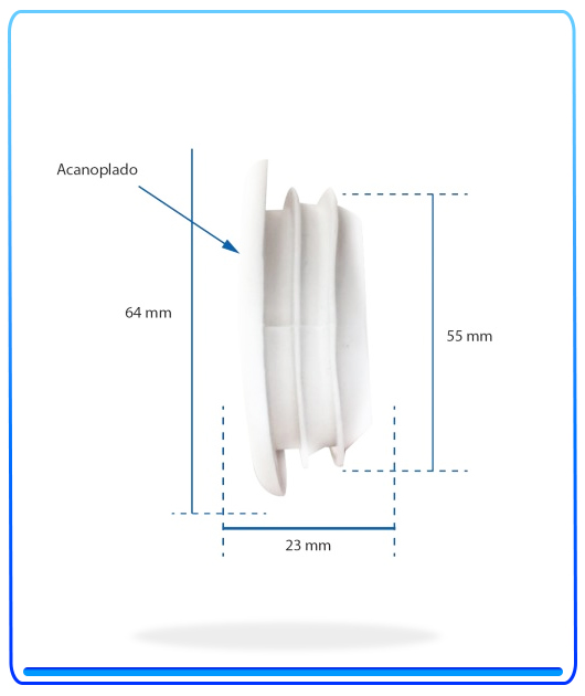 (MASE189V2) CONECTOR SOLUCION PVC P/TRAMPA 1 1/4