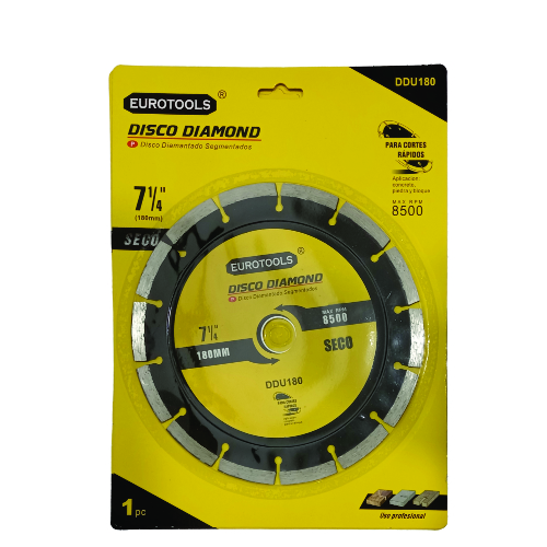 DISCO DIAMANTADO EUROTOOLS 7 1/4 ABIERTO SEGMENTADO