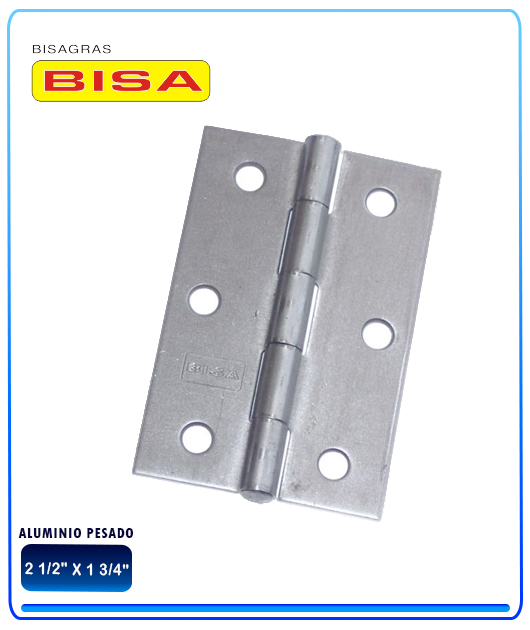 BISAGRA  ALUMINIZADA CAP 2 1/2