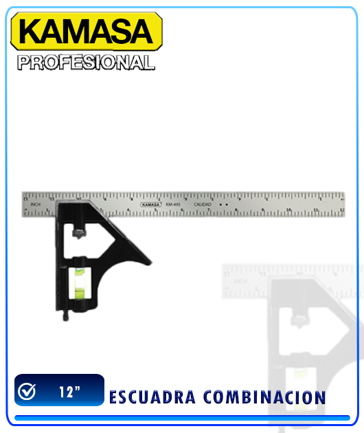 (KM495) ESCUADRA COMBINACION 12