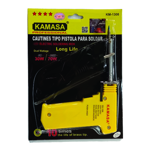 (KM1308) CAUTINES TIPO PUISTOLA P/SOLDAR 30W/70W KAMASA