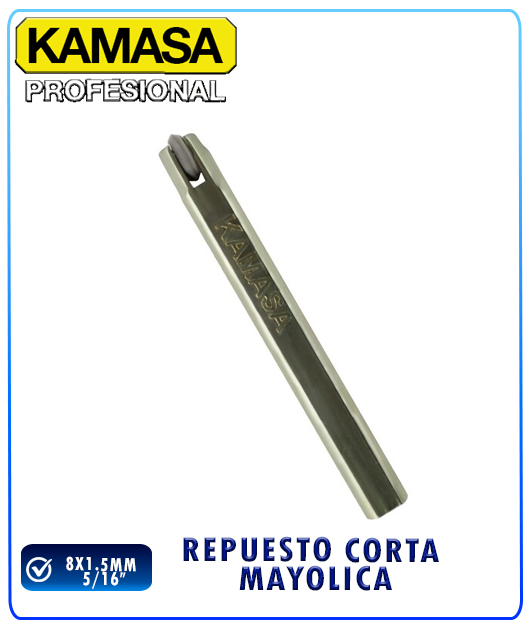 (KM1213) REPUESTO P/CORTA MAYOLICA 8MM TIPO LAPIZ KAMASA