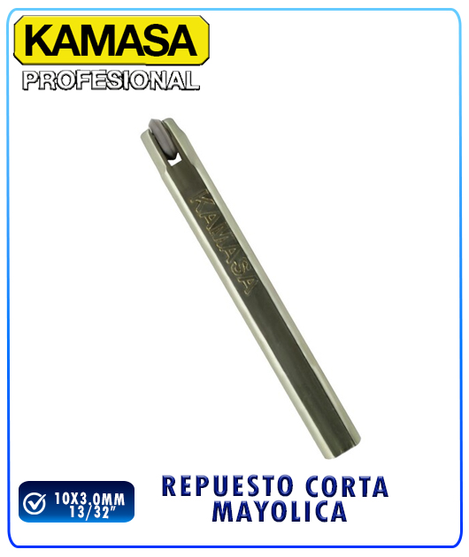 (KM1214) REPUESTO P/CORTA MAYOLICA 10MM TIPO LAPIZ KAMASA