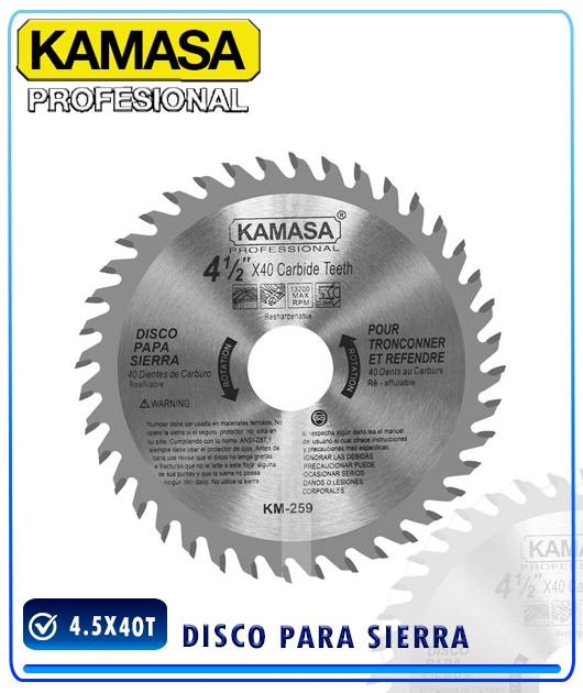 (KM259) DISCO PARA SIERRA 4.5