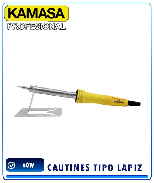 (KM1134) CAUTINES TIPO LAPIZ P/SOLDAR 60W KAMASA